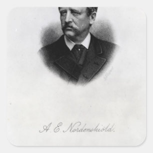 Adolf Erik Nordenskiold, 1880 Square Sticker