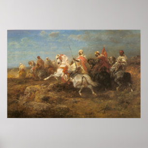 Adolf Schreyer Arabian Patrol Poster