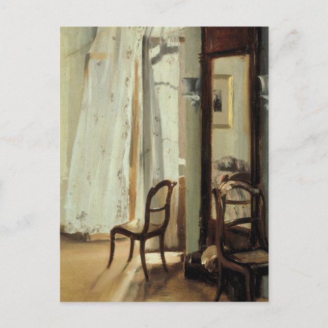 Adolph von Menzel The balcony room CC0096 Postcard (Front)