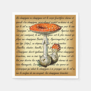 Adolphe Millot ~ Champignons-pour tous-fixed ~ Napkin