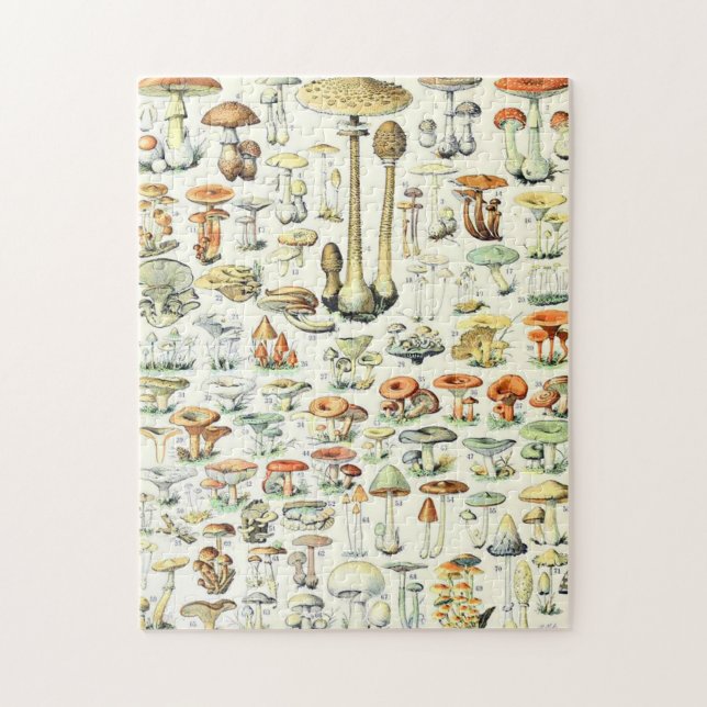 Adolphe Millot mushroom B Jigsaw Puzzle (Vertical)