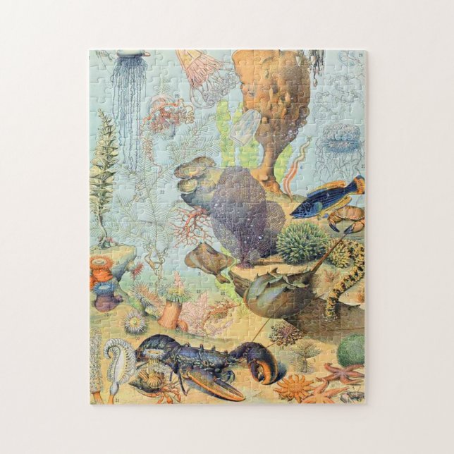 Adolphe Millot ocean B Jigsaw Puzzle (Vertical)