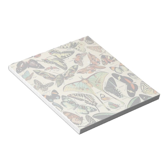 Adolphe Millot Papillons Notepad (Angled)