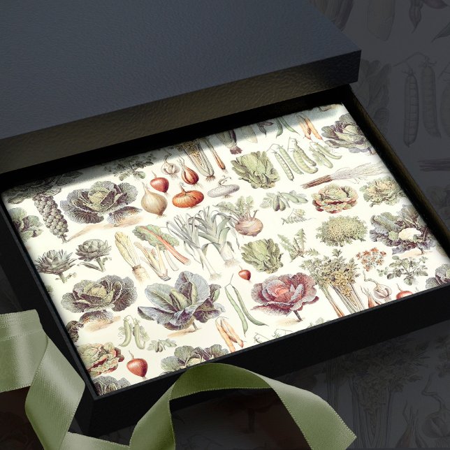 Adolphe Millot Vegetable Pattern Tissue Paper (Creator Uploaded)