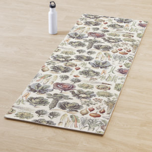 Adolphe Millot Vegetable Pattern Yoga Mat
