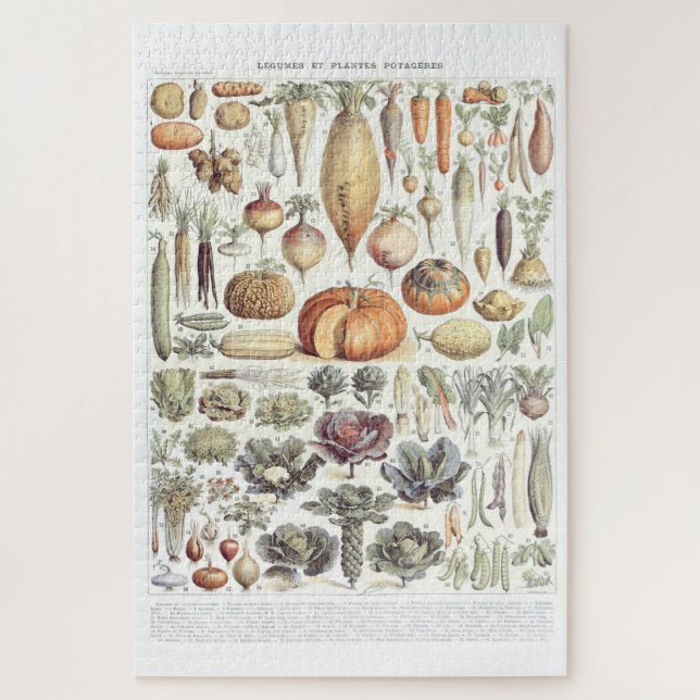 Adolphe Millot Vegetables Puzzle (Vertical)