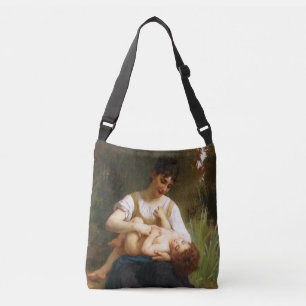 Adolphus Child And Teen by William Bouguereau Crossbody Bag