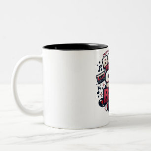 ADOM 90's Beat Women's Long-Sleeve Tee Two-Tone Coffee Mug