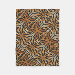 ADOM Abstract Tiger Stripe Blanket