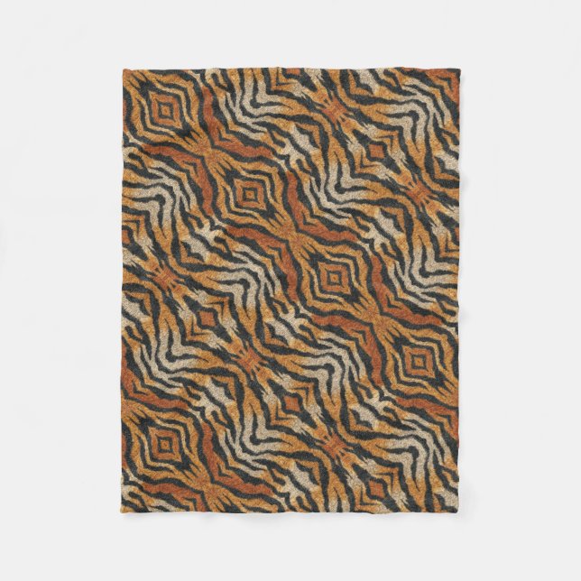 ADOM Abstract Tiger Stripe Blanket (Front)