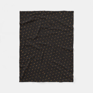 ADOM Black and Gold Specks Blanket