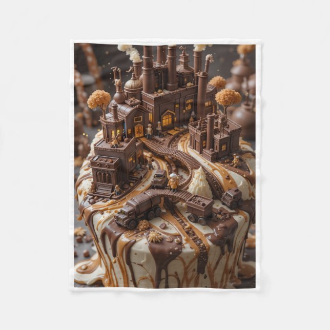 ADOM Chocolate Factory Fantasy Blanket (Front)
