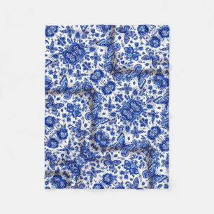 ADOM Classic Blue Porcelain Blanket