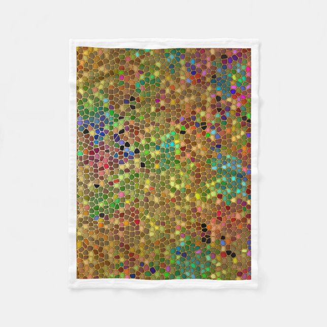 ADOM Colourful Stone Mosaic Blanket (Front)