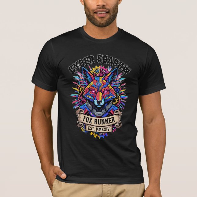 ADOM Cyber Shadow Fox Runner T-Shirt (Front)