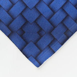 ADOM Deep Blue Mesh Weave Blanket