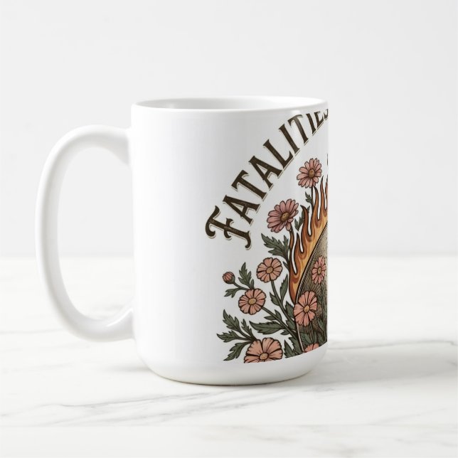 ADOM "Fatalities Are Eternal" Women's Tee Coffee Mug (Left)
