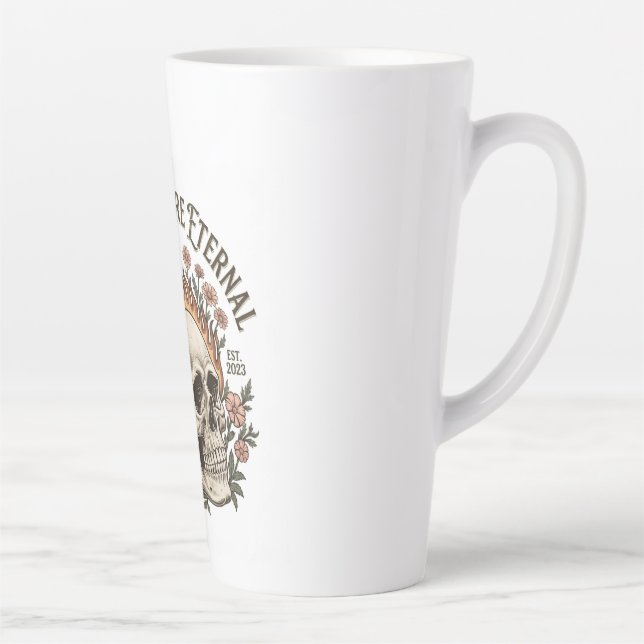 ADOM "Fatalities Are Eternal" Women's Tee Latte Mug (Right)
