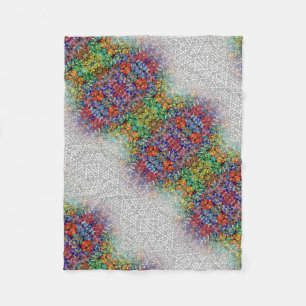 ADOM Fractal Abstract Pattern Blanket