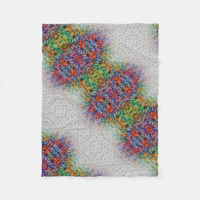 ADOM Fractal Abstract Pattern Blanket (Front)