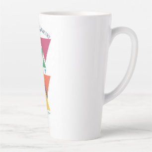 ADOM Geometric Art Long-Sleeve Tee Latte Mug