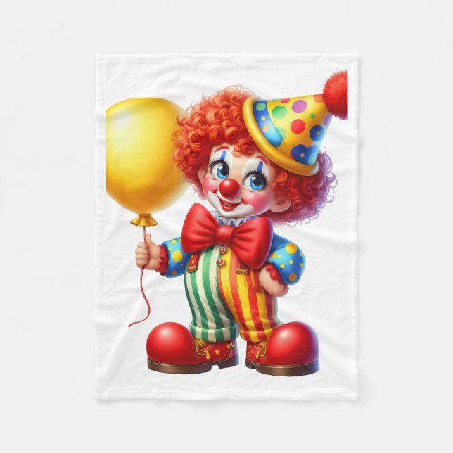 ADOM Happy Circus Clown Blanket (Front)