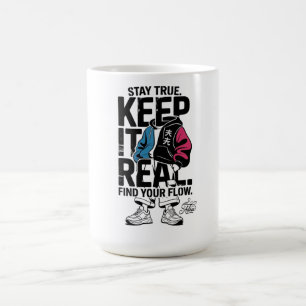 ADOM Keep It Real Long Sleeve Tee Coffee Mug