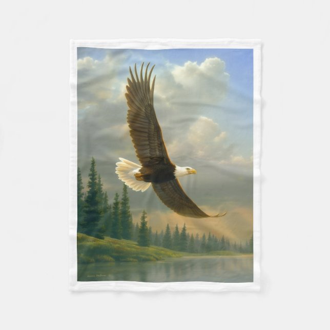 ADOM Majestic Flying Eagle Blanket (Front)