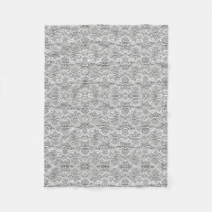 ADOM Minimalist Grey Repeating Blanket