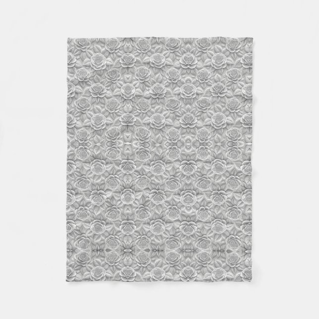 ADOM Minimalist Grey Repeating Blanket (Front)