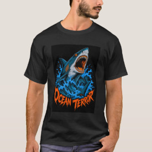 ADOM Ocean Terror Shark Attack T-Shirt