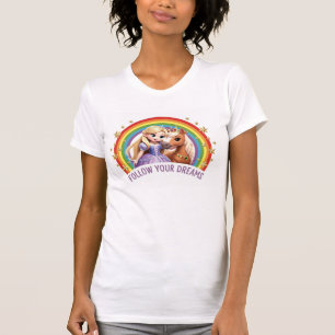 ADOM Premium "Follow Your Dreams" Minimalist Women T-Shirt