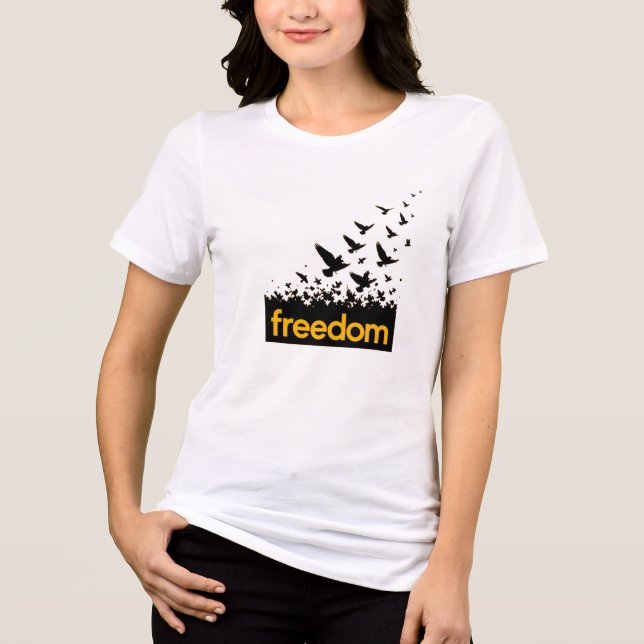ADOM Premium "Freedom" Minimalist Long Sleeve Tee (Front)