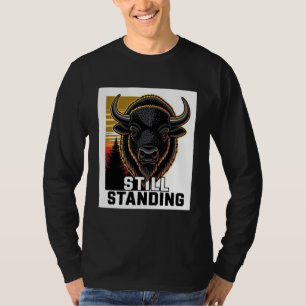 ADOM Premium "Still Standing" Minimalist Long Slee T-Shirt