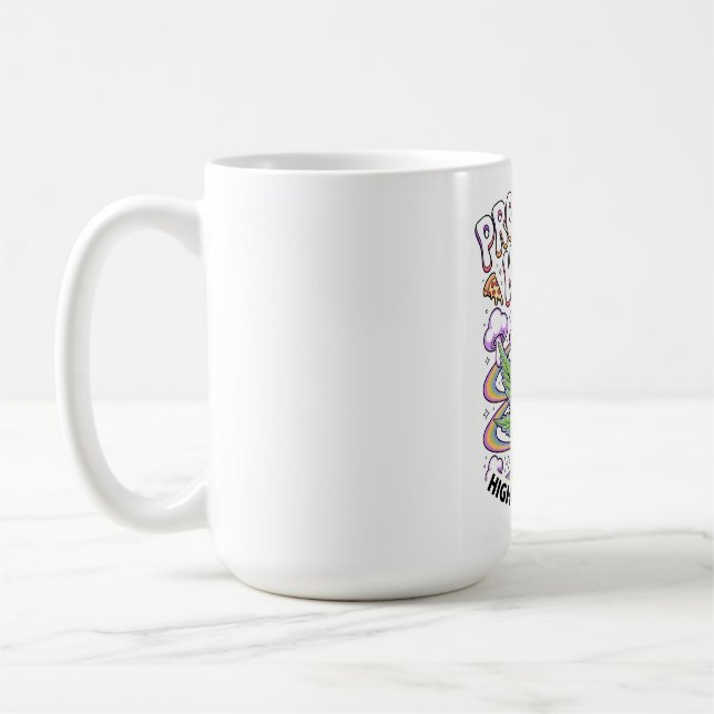 ADOM "Professor Kush" Women's Graphic Tee Coffee Mug (Left)