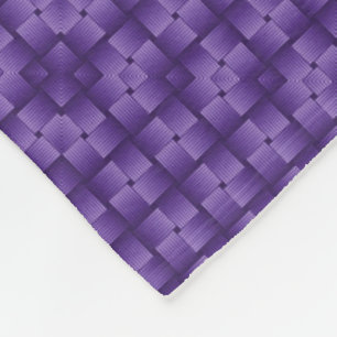 ADOM Royal Purple Geometric Blanket