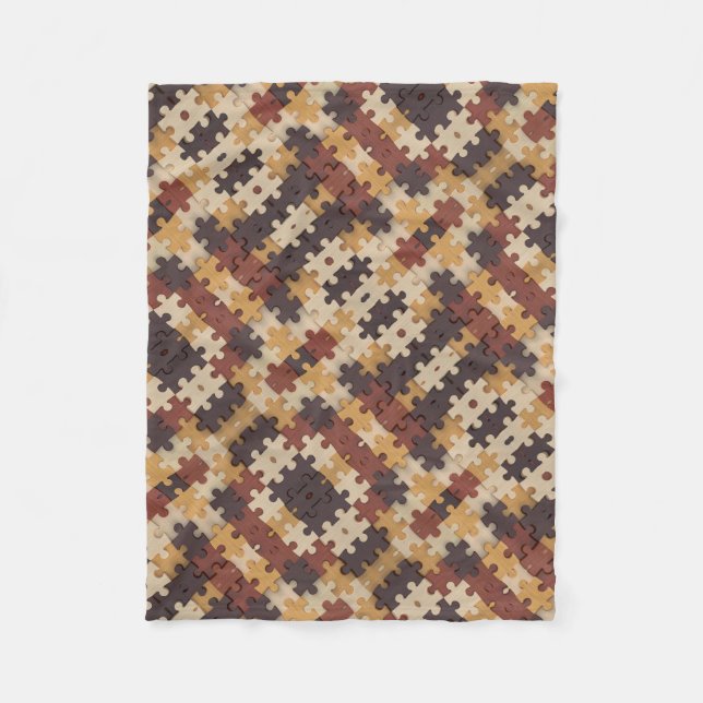 ADOM Rustic Geometric Weave Blanket (Front)