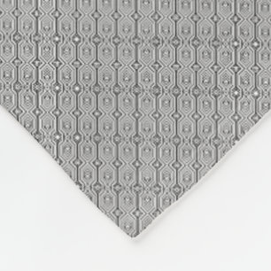 ADOM Silver Mesh Texture Blanket