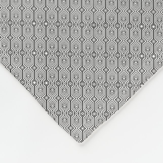ADOM Silver Mesh Texture Blanket (Corner)