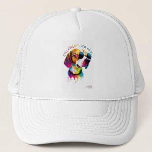 ADOM "Stay Vibrant" Women's Long-Sleeve Tee Trucker Hat