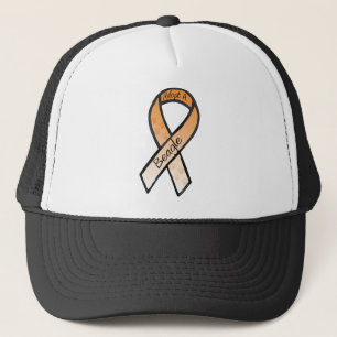 Adopt a Beagle Orange Awareness Ribbon Trucker Hat