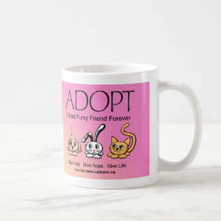 Adopt A Best Furry Friend Forever Coffee Mug