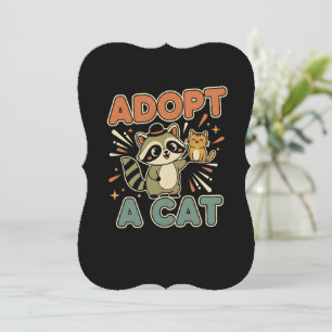 Adopt a Cat - Give a Stray a Loving Home Thank You Card