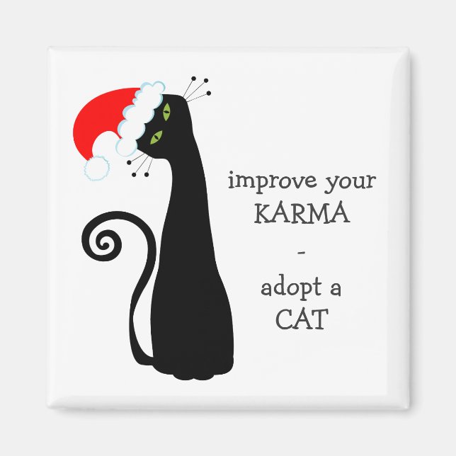 Adopt a Cat Magnet (Front)