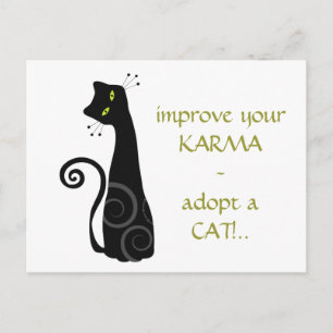 Adopt a Cat Postcard