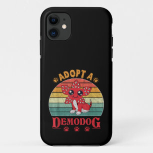 Adopt a demodog funny dog lovers gift for men wome iPhone 11 case