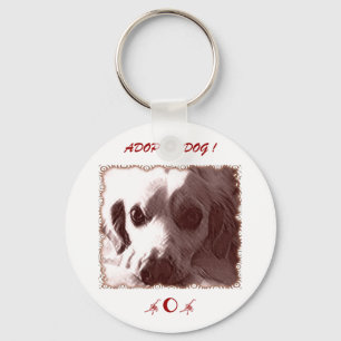 Adopt a Dog Keychain