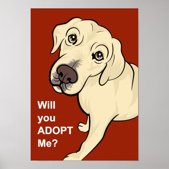 Adopt a Dog Poster (Front)