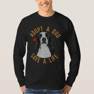 Adopt A Dog Save A Life Rescue Irish Red White Set T-Shirt
