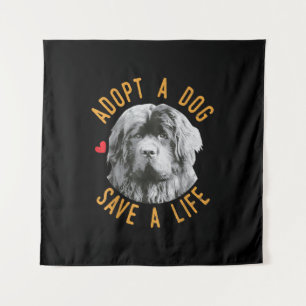 Adopt A Dog Save A Life Rescue Newfoundland Tapestry